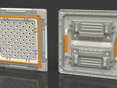 Sci-Fi Panels - Collection 3 - 20 pieces  3D model