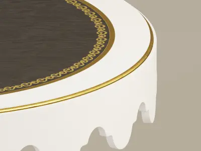  Round center table 3D model