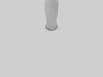 Crystal vase model Low-poly 3D model