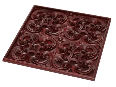 Decorative panel 5 3D model purchase