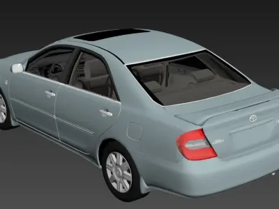 camry v30 Low-poly 3D model