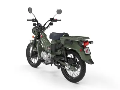 Honda Trail 125 ABS Low-poly 3D model