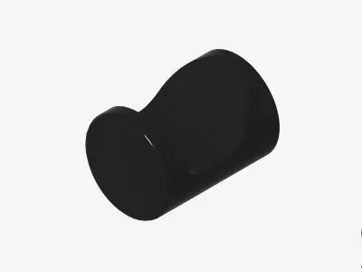 Robe Hook - Luxury - Sleek Low-poly 3D model