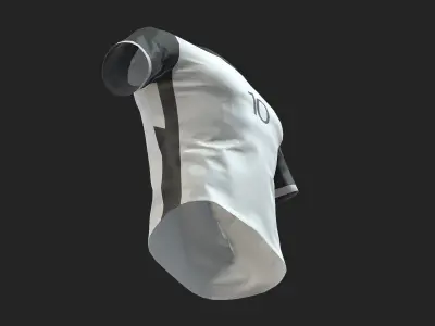 Football T-shirt Generic Low Poly PBR Low-poly 3D model