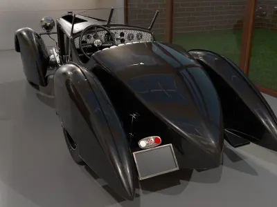 Mercedes-Benz 710 SSK trossi 1930 3D model