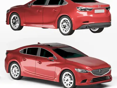 mazda 6 sedan 3D model