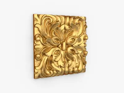 Classic decor ornament 290 3D model