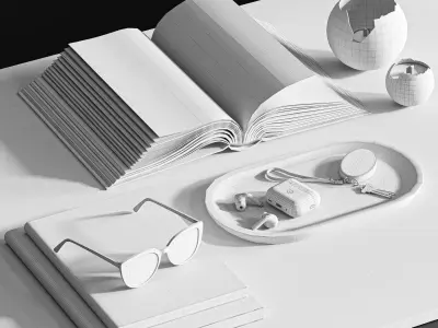 Decorative set 32 3D model