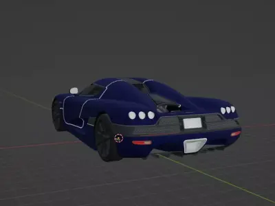 Koenigsegg ccx 3D print model