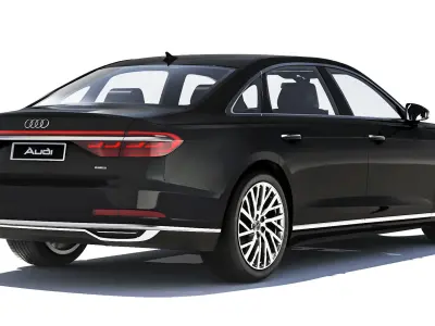 Audi A8L 2018 3D model