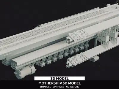AU-45 Mothership 3D model