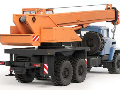 Kraz 63221 KTA-25 2007 3D model