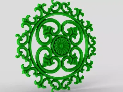 Rose Ring Carving 3D print model