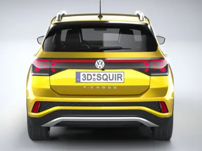 Volkswagen T-Cross R-Line 2024 3D model