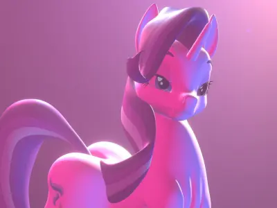 Starlight Glimmer Low-poly 3D model