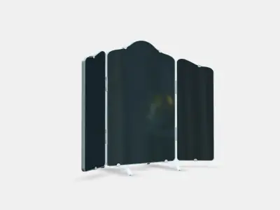 ROSSARED triple mirror Low-poly 3D model