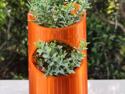 DECORATIVE MODERN PLANT POT vase 3D print model