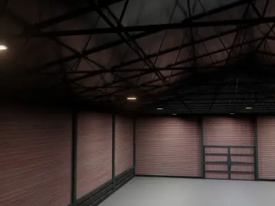 WAREHOUSE interior in the classic style model 3D model