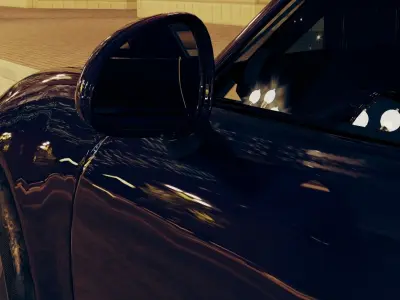 Porsche 911 turbo s 3d model Low-poly 3D model