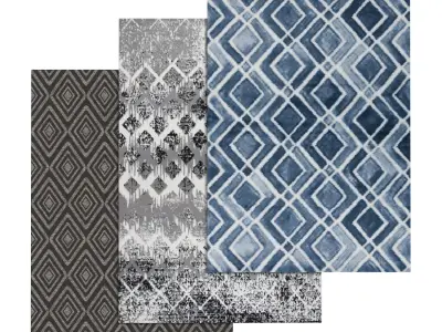 Rug Set 842 3D model