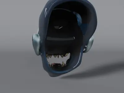 japanese mask  3D model purchase