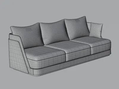 Modern Bentley Sofa 3D model