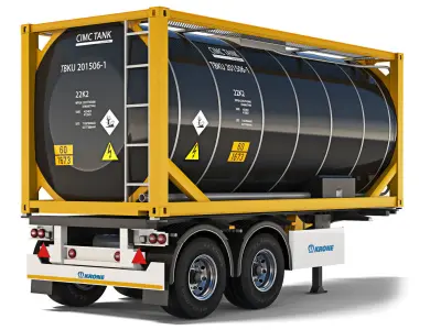 Krone Box Liner eL20 tank container 2023 3D model