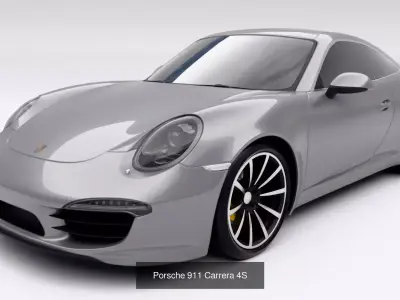 Porsche Car Collection 3D Model Pack