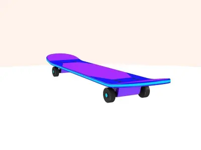 Skateboard 3D model