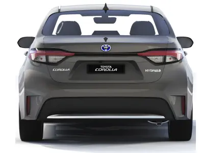 Toyota Corolla Hybrid 2020 3D model