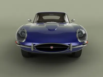 Jaguar E-Type Coupe 2plus2 3D model