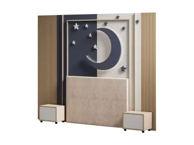 Kids wall panell 14 3D model