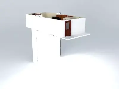 Luxury Studio Apartment Free 3D model