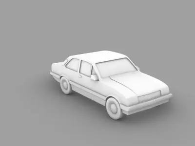 Chevette Car 3D print model