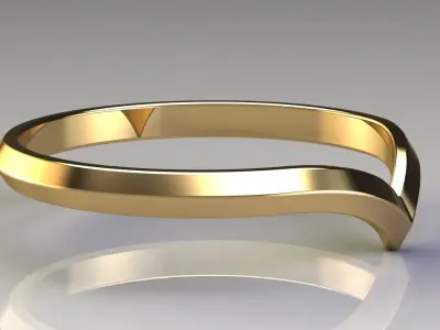 V Shape Nesting Ring 3D print model