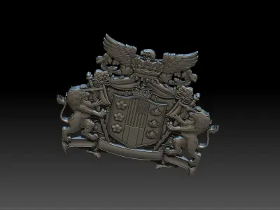 Coat of Arms 3D print model buy