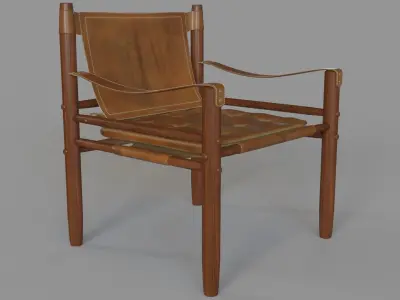 Arne Norell Easy Chairs Model Sirocco 3D model