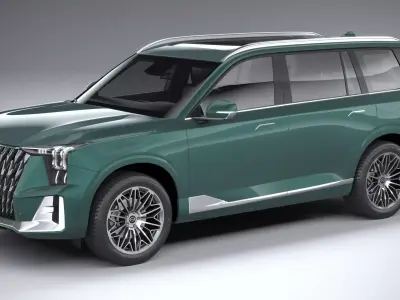 GAC Trumpchi GS8 Hybrid 2022 3D model