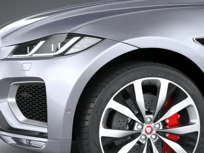 Jaguar F-Pace 2021 3D model