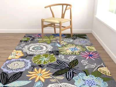 Rugs No 736 Low-poly 3D model