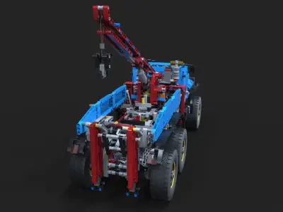 Lego Truck 2 3D model