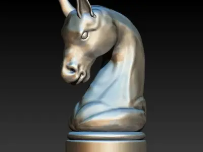 Chess Horse 3D model