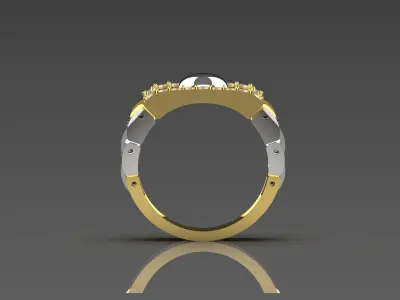 Luxury man Rolex design diamond ring model ror0039 3D print model