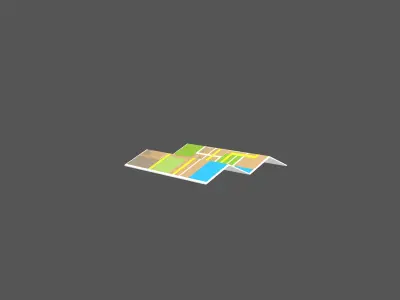 Map v1 001 Low-poly 3D model