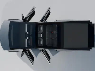 High Quality Cybertruck 3D Model 3D model