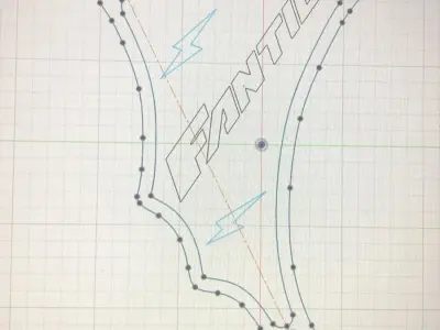 am6 sprocket cover Fantic  3D print model