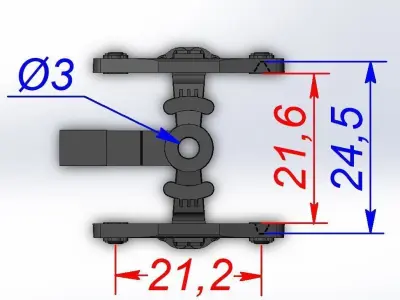Trolley for model H0 freight car 3D print model