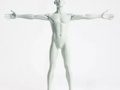 Classic Human Mannequin model pack Low-poly 3D model