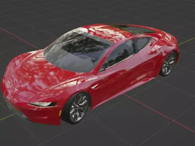 Tesla Roads VR 3D model