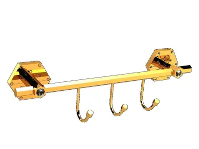 Orchid Diamond Hanger Triple 3D model